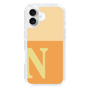 Slim Protection Case［ オリジナル - initial two tone - N orange ］
