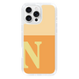 Slim Protection Case［ オリジナル - initial two tone - N orange ］