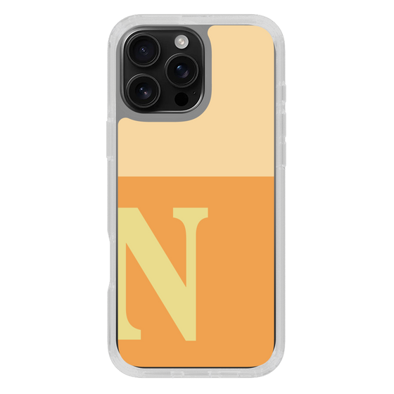 Slim Protection Case［ オリジナル - initial two tone - N orange ］