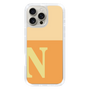 Slim Protection Case［ オリジナル - initial two tone - N orange ］