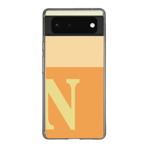 Slim Protection Case［ Original - initial two tone - N orange ］