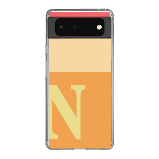 Slim Protection Case［ Original - initial two tone - N orange ］