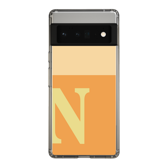 Slim Protection Case［ Original - initial two tone - N orange ］