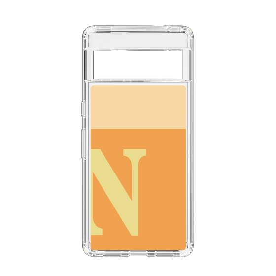 Slim Protection Case［ Original - initial two tone - N orange ］