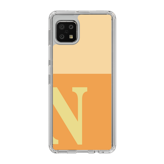 Slim Protection Case［ Original - initial two tone - N orange ］