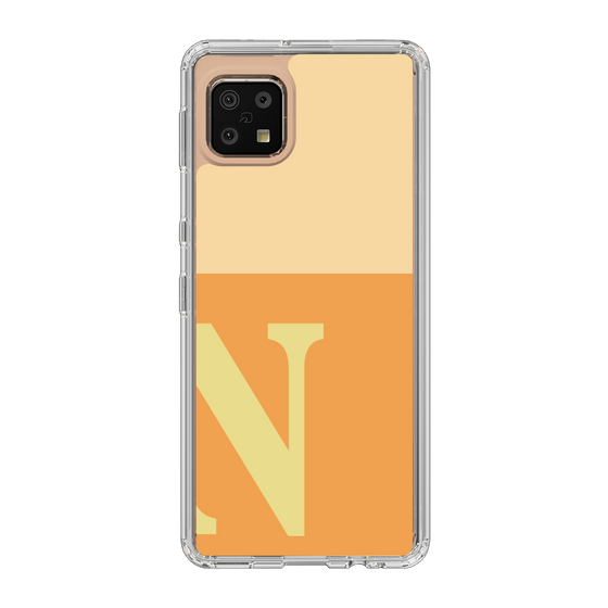 Slim Protection Case［ Original - initial two tone - N orange ］