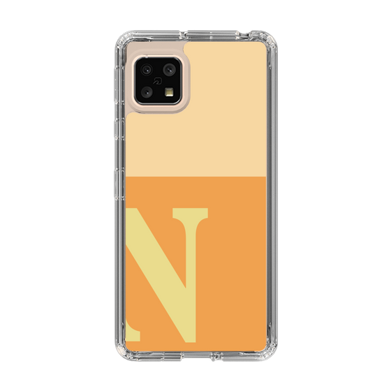 Slim Protection Case［ Original - initial two tone - N orange ］