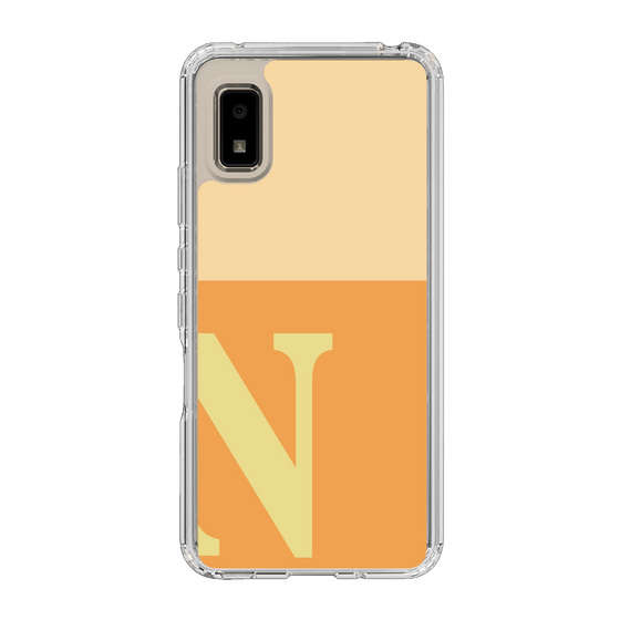 Slim Protection Case［ Original - initial two tone - N orange ］