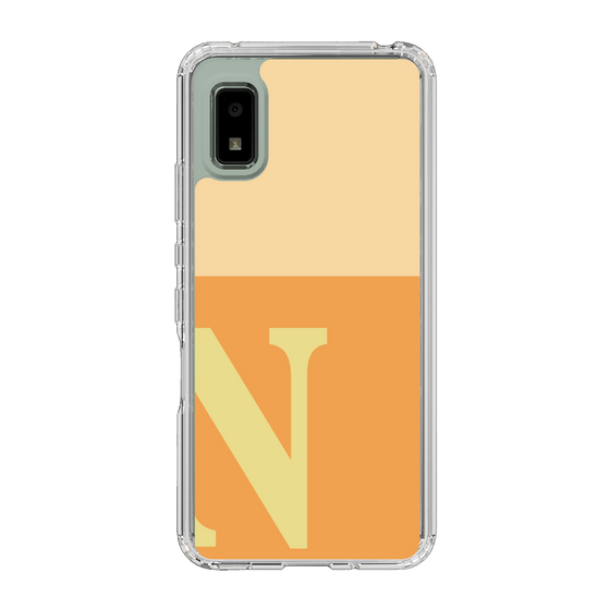 Slim Protection Case［ Original - initial two tone - N orange ］