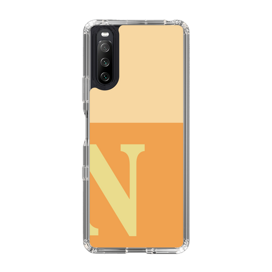 Slim Protection Case［ Original - initial two tone - N orange ］