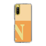 Slim Protection Case［ Original - initial two tone - N orange ］