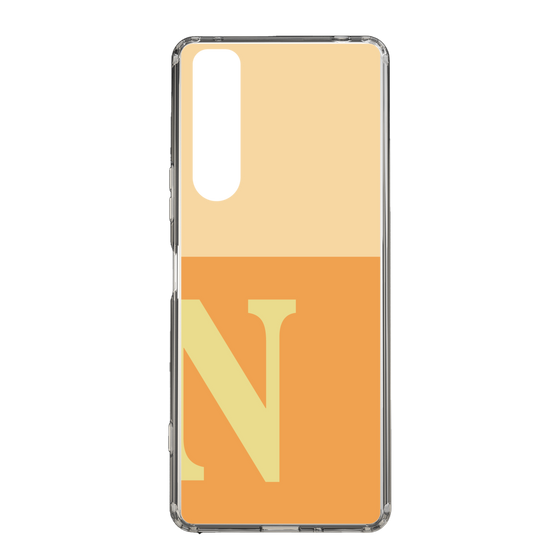 Slim Protection Case［ Original - initial two tone - N orange ］