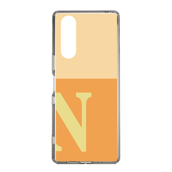 Slim Protection Case［ Original - initial two tone - N orange ］
