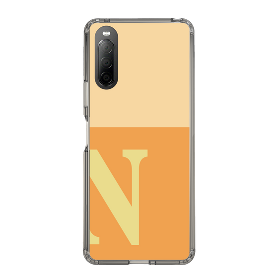 Slim Protection Case［ Original - initial two tone - N orange ］