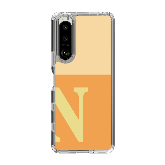 Slim Protection Case［ Original - initial two tone - N orange ］