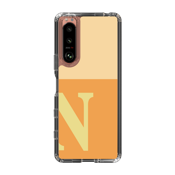 Slim Protection Case［ Original - initial two tone - N orange ］