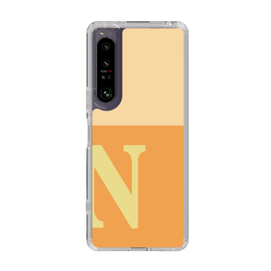 Slim Protection Case［ Original - initial two tone - N orange ］