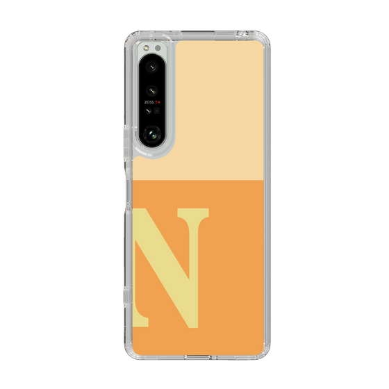 Slim Protection Case［ Original - initial two tone - N orange ］