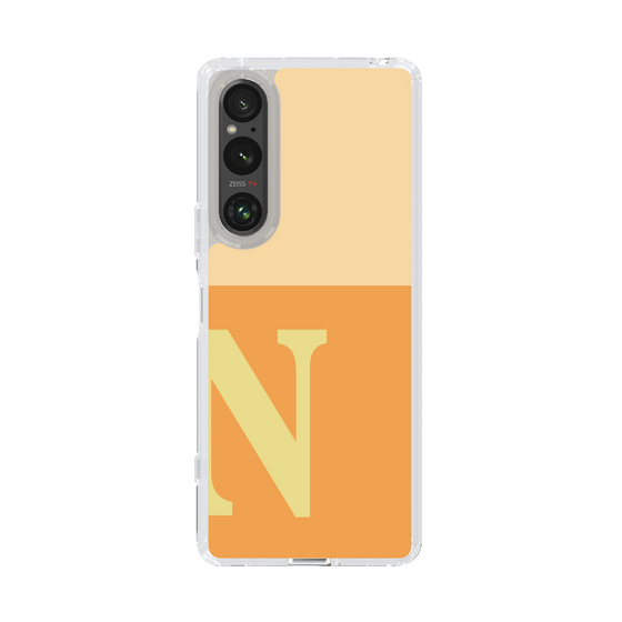 Slim Protection Case［ Original - initial two tone - N orange ］