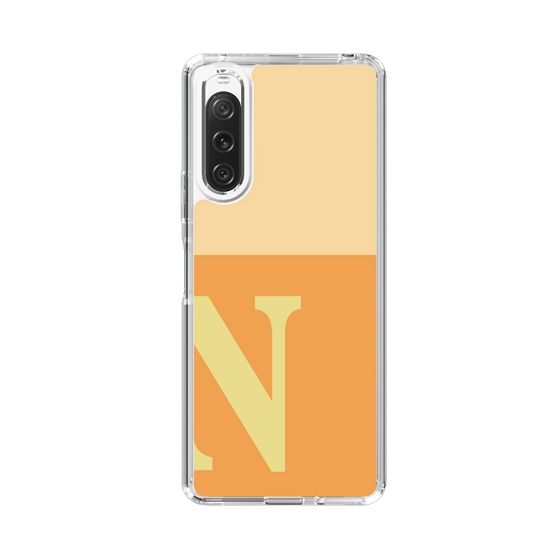 Slim Protection Case［ Original - initial two tone - N orange ］