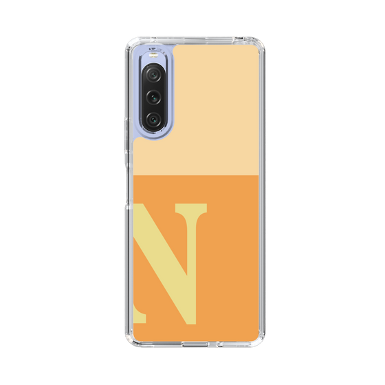 Slim Protection Case［ Original - initial two tone - N orange ］