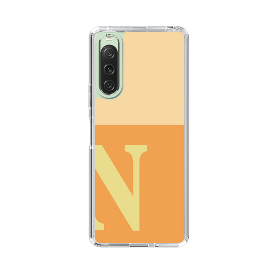 Slim Protection Case［ Original - initial two tone - N orange ］