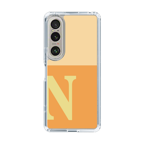 Slim Protection Case［ Original - initial two tone - N orange ］