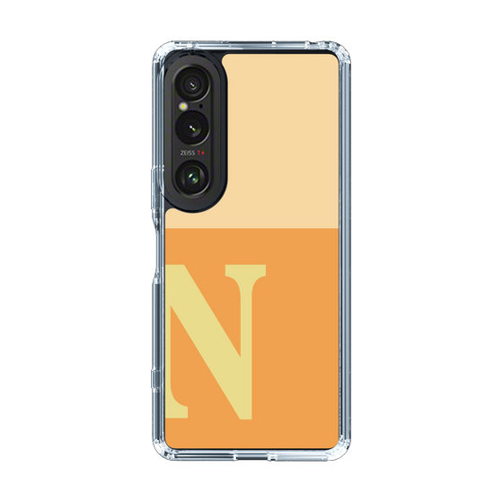 Slim Protection Case［ Original - initial two tone - N orange ］