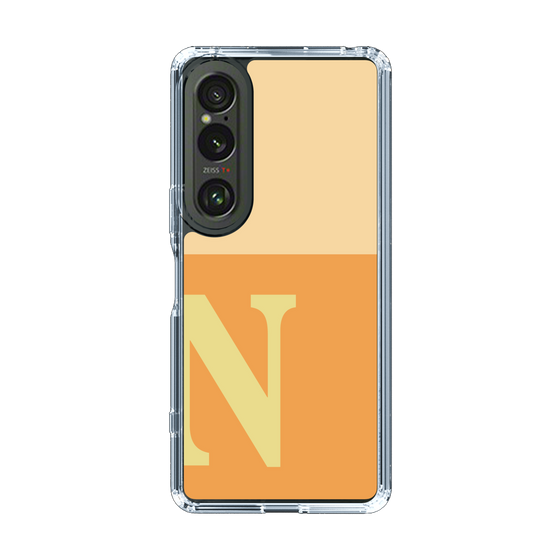 Slim Protection Case［ Original - initial two tone - N orange ］