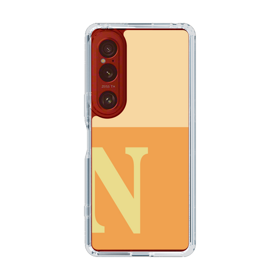 Slim Protection Case［ Original - initial two tone - N orange ］