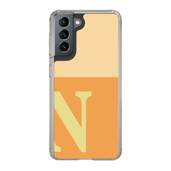 Slim Protection Case［ Original - initial two tone - N orange ］