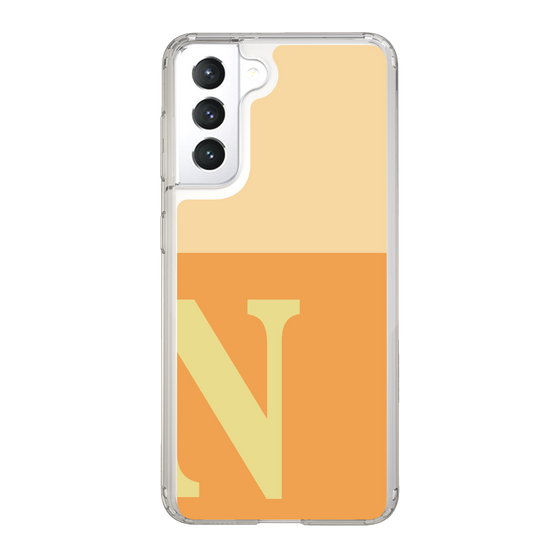 Slim Protection Case［ Original - initial two tone - N orange ］