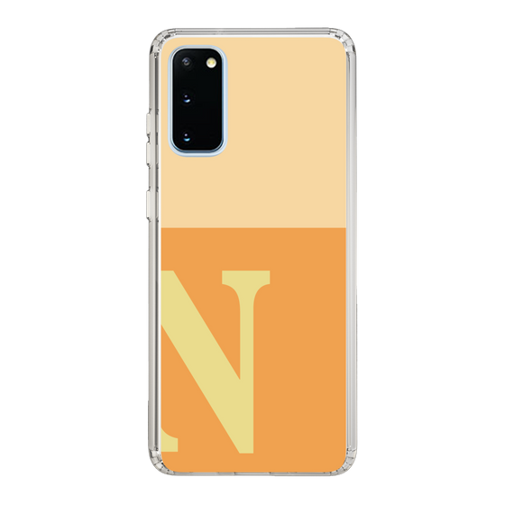 Slim Protection Case［ Original - initial two tone - N orange ］