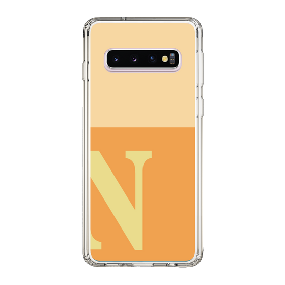 Slim Protection Case［ Original - initial two tone - N orange ］