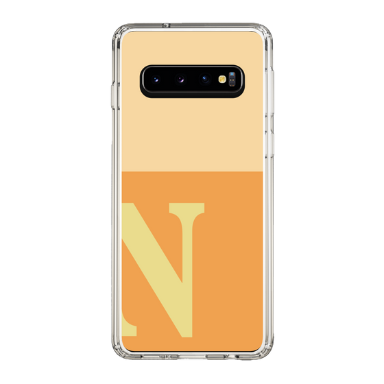 Slim Protection Case［ Original - initial two tone - N orange ］
