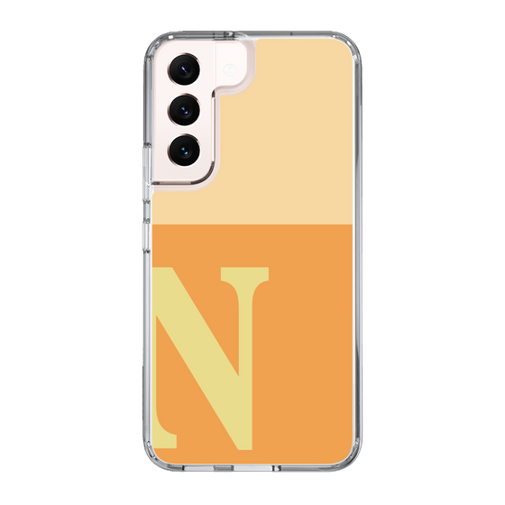 Slim Protection Case［ Original - initial two tone - N orange ］