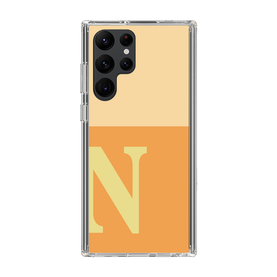 Slim Protection Case［ Original - initial two tone - N orange ］