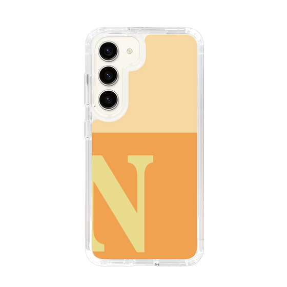 Slim Protection Case［ Original - initial two tone - N orange ］