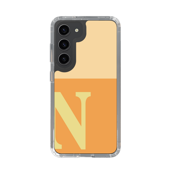 Slim Protection Case［ Original - initial two tone - N orange ］