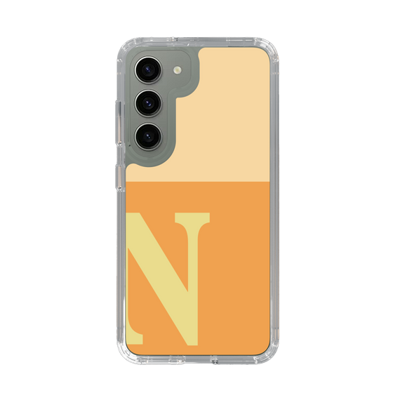 Slim Protection Case［ Original - initial two tone - N orange ］