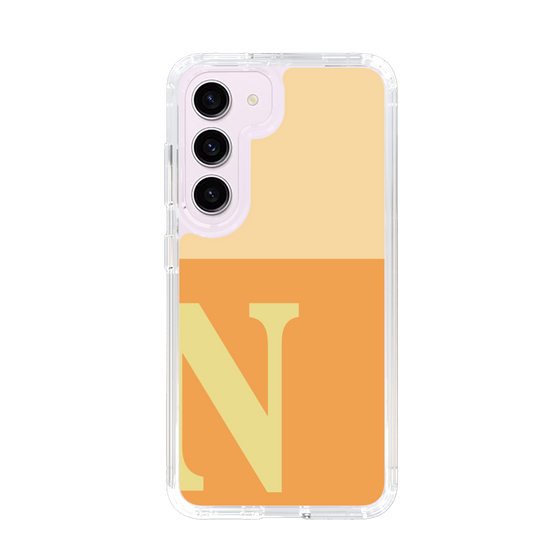 Slim Protection Case［ Original - initial two tone - N orange ］