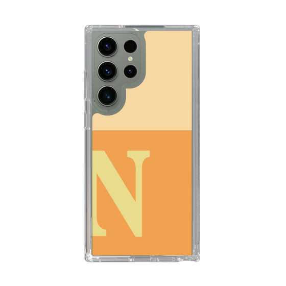 Slim Protection Case［ Original - initial two tone - N orange ］