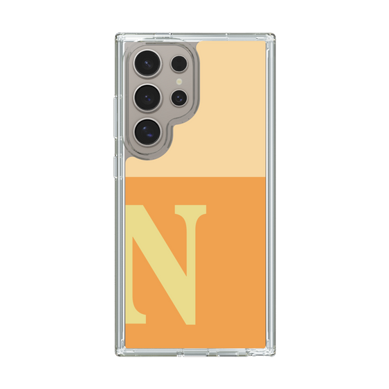 Slim Protection Case［ Original - initial two tone - N orange ］