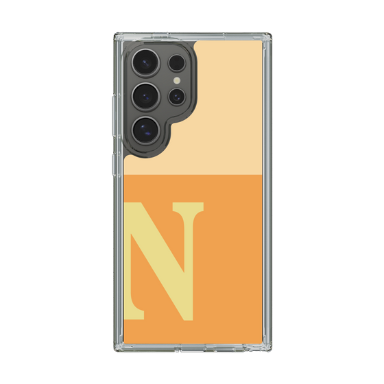 Slim Protection Case［ Original - initial two tone - N orange ］