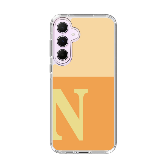Slim Protection Case［ オリジナル - initial two tone - N orange ］