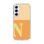 Slim Protection Case［ オリジナル - initial two tone - N orange ］