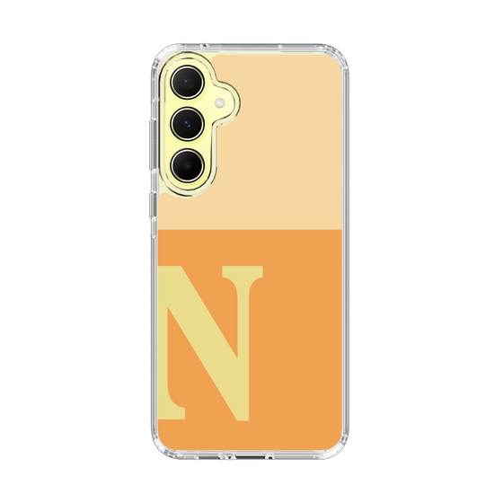 Slim Protection Case［ オリジナル - initial two tone - N orange ］
