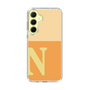 Slim Protection Case［ オリジナル - initial two tone - N orange ］