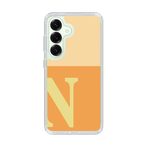 Slim Protection Case［ Original - initial two tone - N orange ］