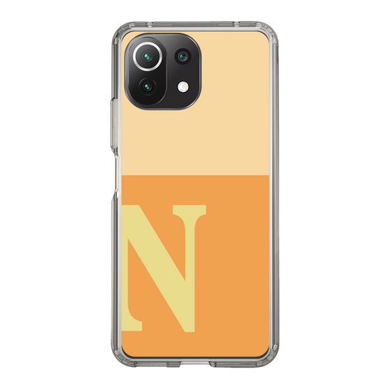 Slim Protection Case［ Original - initial two tone - N orange ］